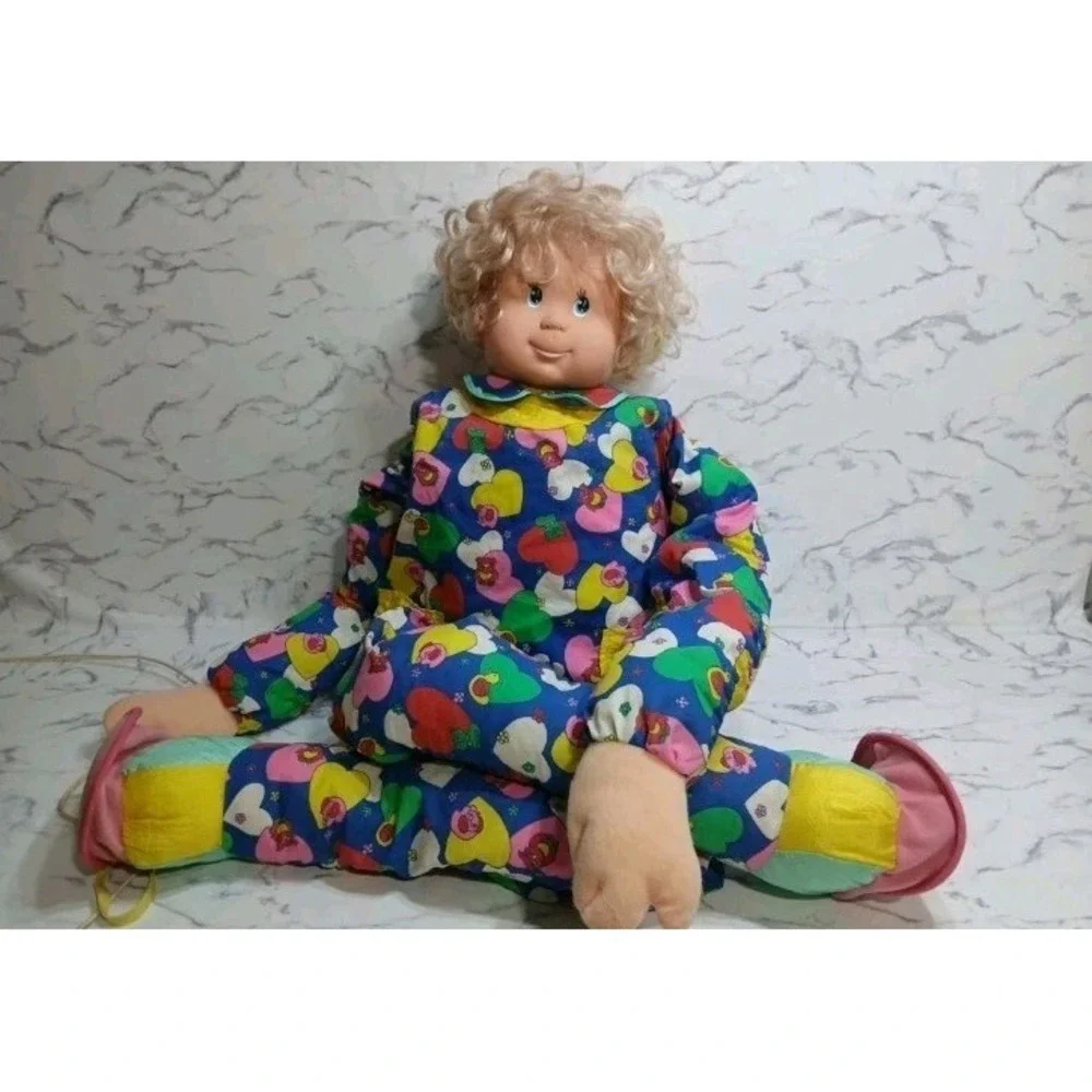 SUZIE STRETCH MY-SIZE 36" TWO-SIDED AWAKE/ASLEEP DOLL Vtg - Picture 4 of 4